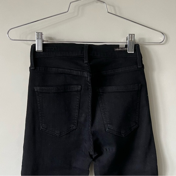 Citizens of Humanity Rocket All Black High-Waist Skinny Jeans - Picture 6 of 6